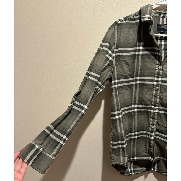 Pendleton Women’s Button Up Flannel Size‎ Small - Green - Picture 3 of 4